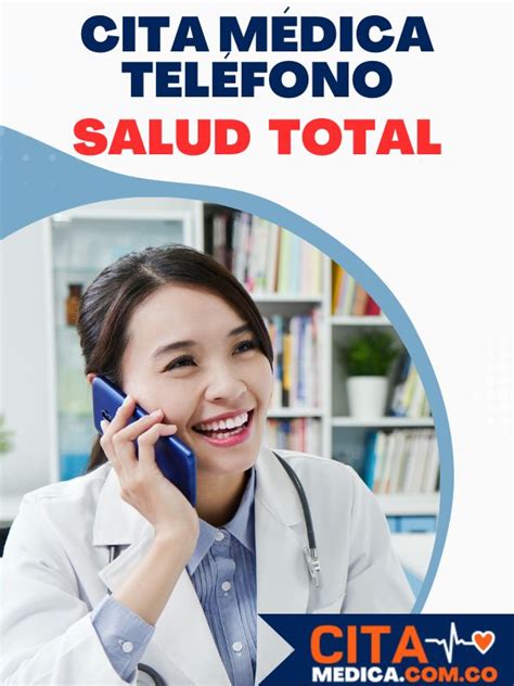 numero de salud total bogota citas|Pide tu cita médica